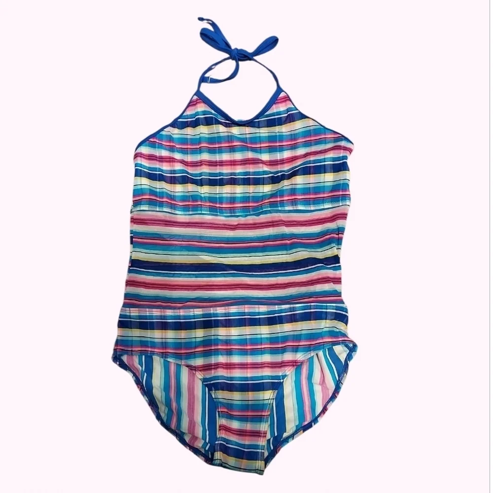 NWT Gossip Girl Hidden Plaid Striped Kids One Piece
